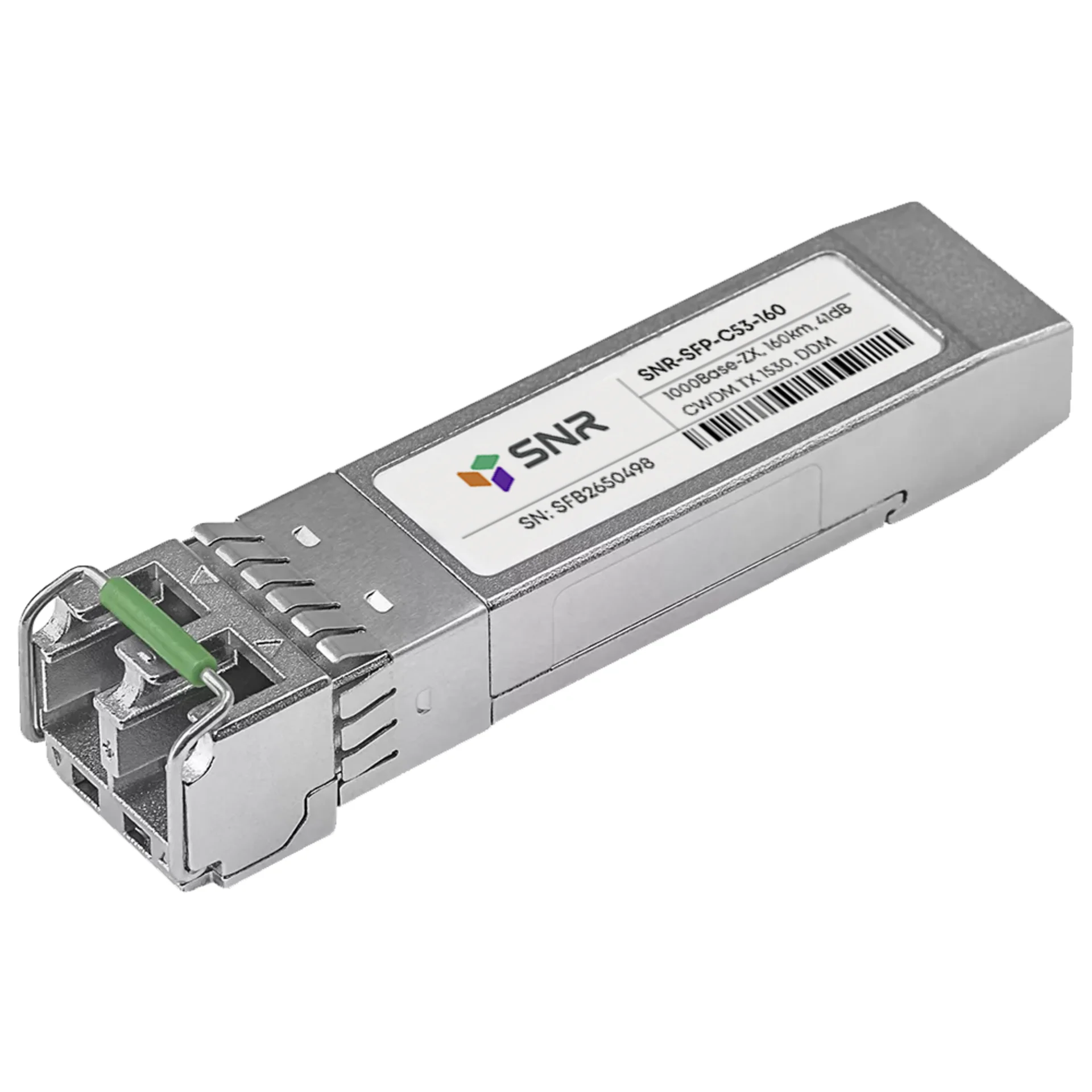 SNR-SFP-C53-160 - Модуль SFP CWDM оптический, дальность до 160км (41dB), 1530нм