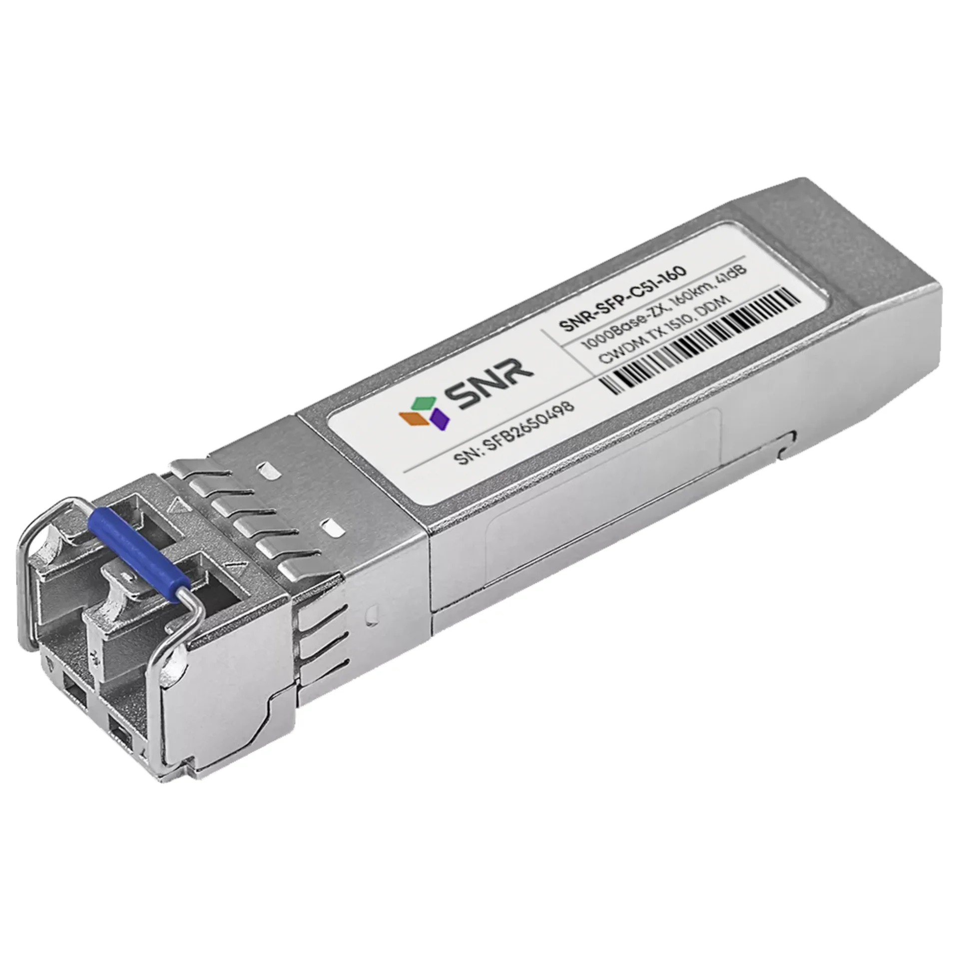 SNR-SFP-C51-160 - Модуль SFP CWDM оптический, дальность до 160км (41dB), 1510нм