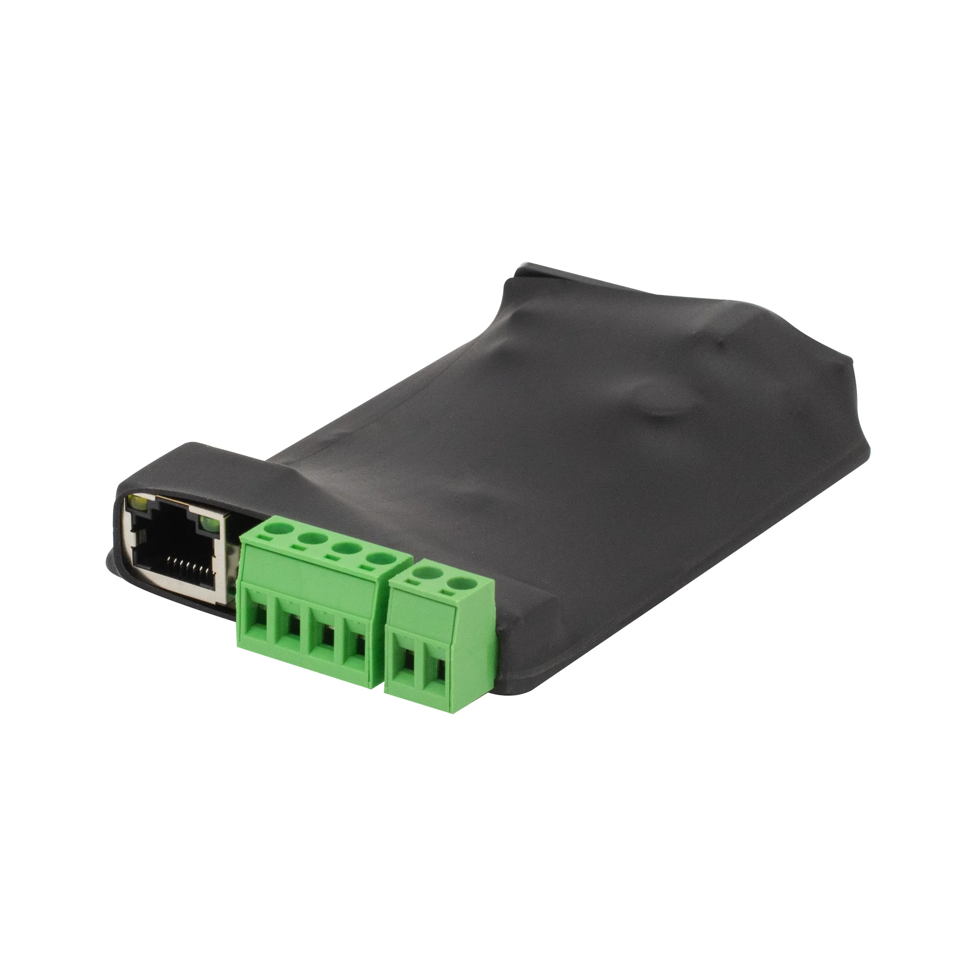 SNR-Eth-RS232/422/485-C - Конвертер интерфейсов RS232/422/485 - Ethernet, без БП, в термоусадке