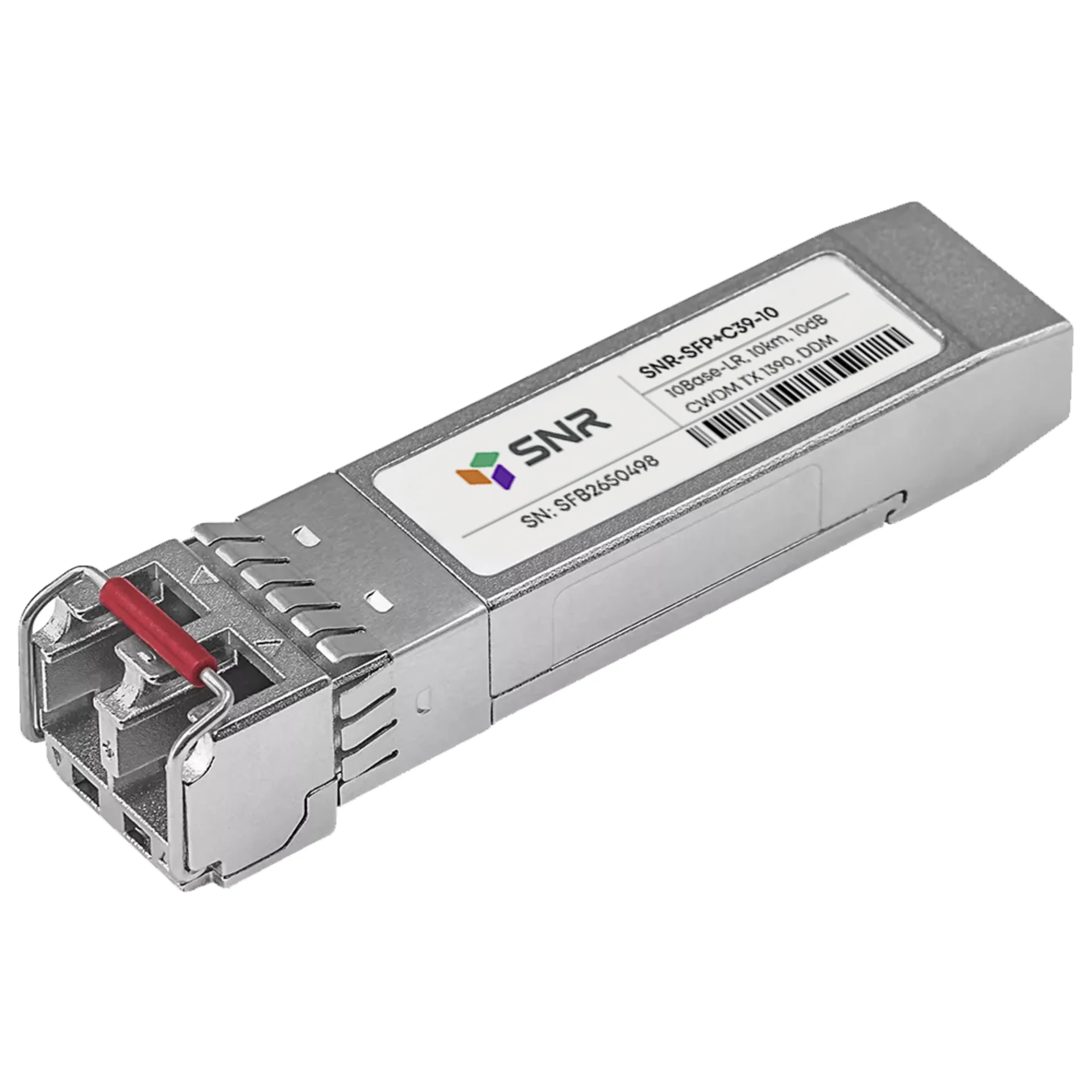 SNR-SFP+C39-10 - Модуль SFP+ CWDM оптический, дальность до 10км (10dB), 1390нм