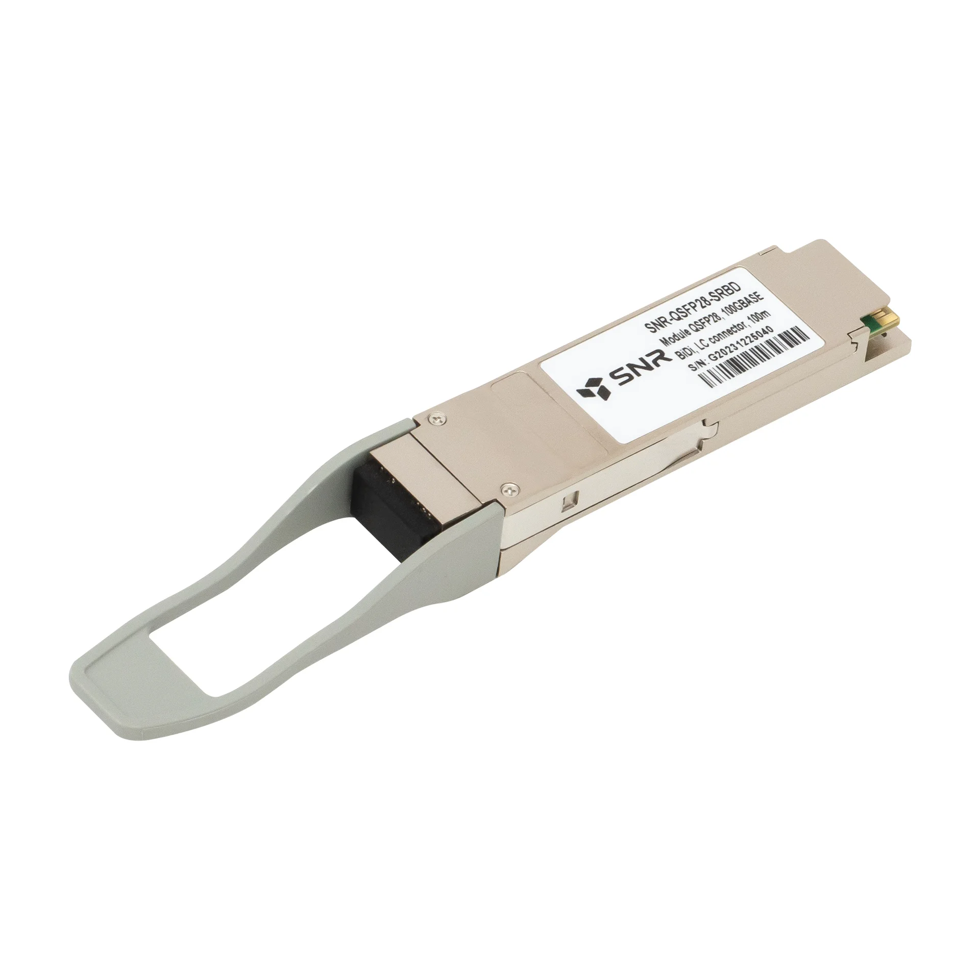 SNR-QSFP28-SRBD - Модуль QSFP28-BiDi оптический, 100GBASE, дальность до 100м, LC