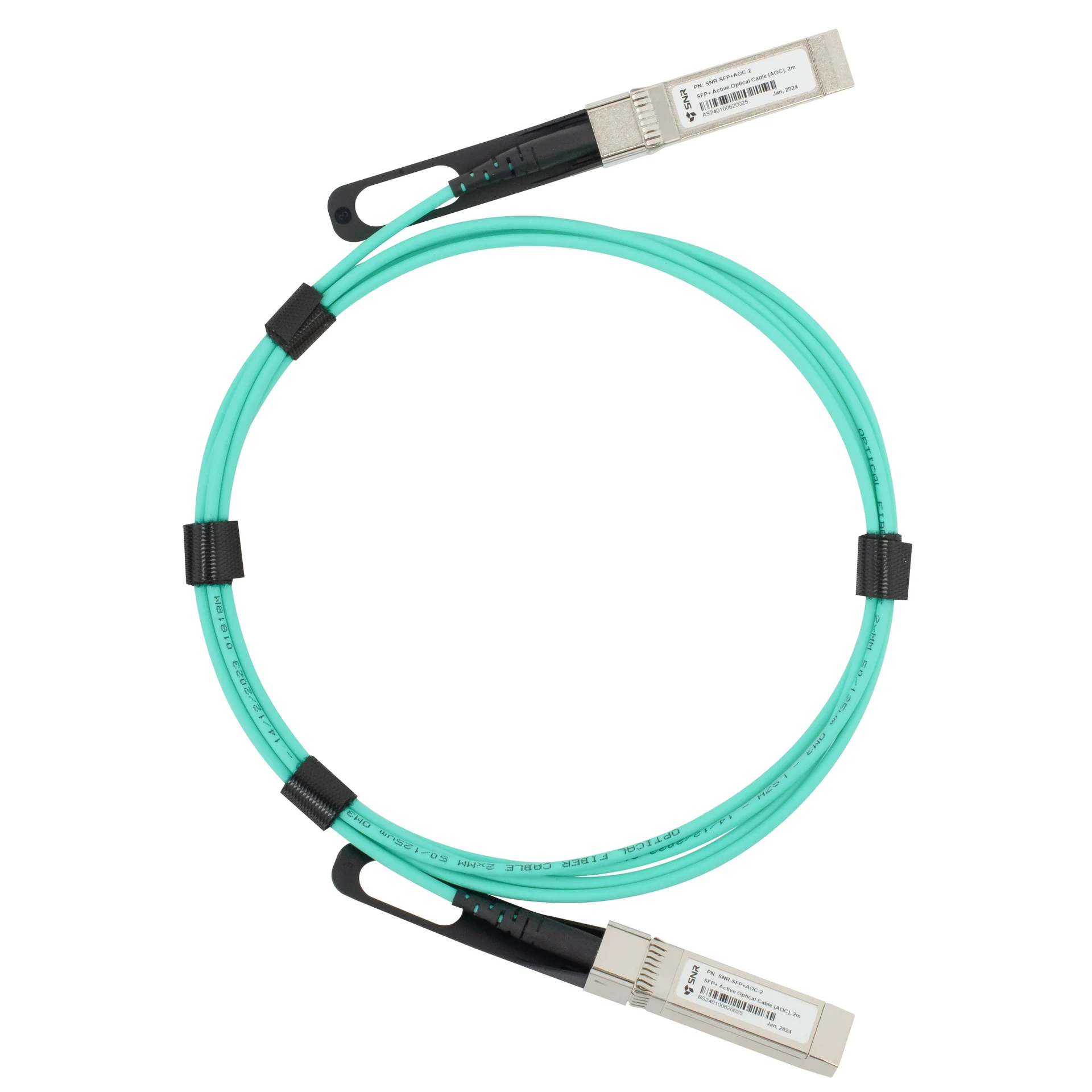 SNR-SFP+AOC-2 - Модуль SFP+ Active Optical Cable (AOC), дальность до 2м