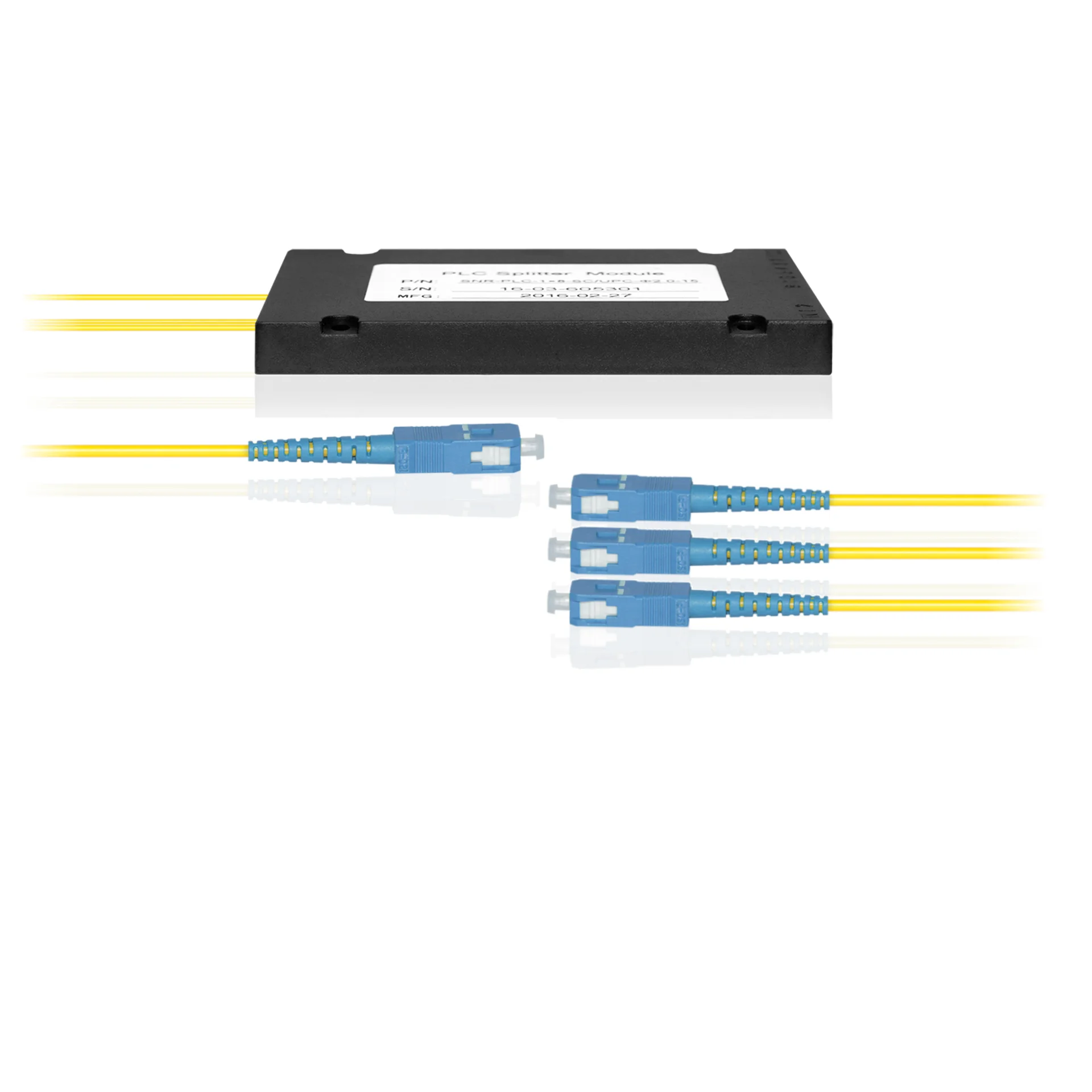 SNR-CPC-1x3-SC/UPC - Делитель оптический одномодовый корпусный 1х3 трехоконный (1310/1490/1550 nm) оконцован разъемами SC/UPC