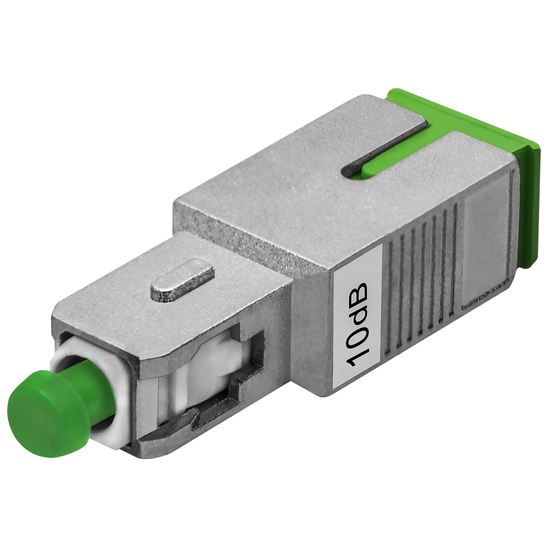SNR-ATT-MF-SC/APC-10dB - Оптический аттенюатор SC/APC, SM, вносимое затухание 10дБ купить в Казани 	Оптический аттенюатор - это пассивный компонент ВОЛС, который предназначен для внесения затухания в