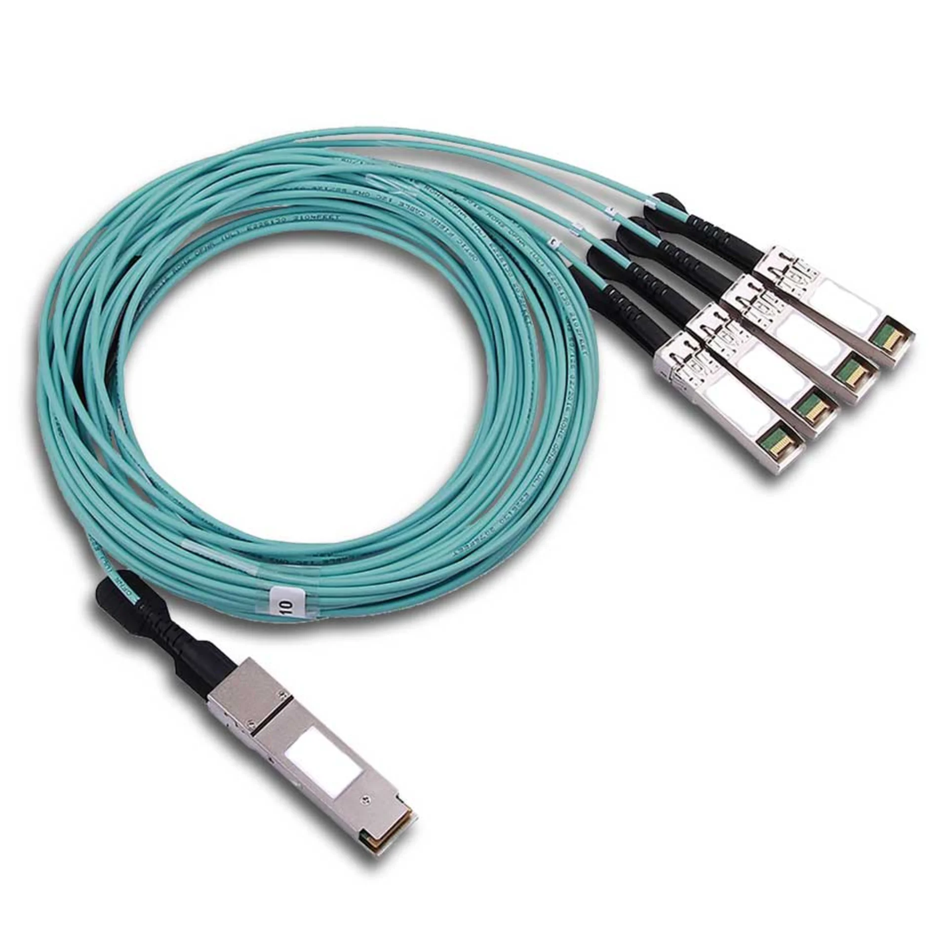 SNR-QSFP28-4xSFP28-AOC-5 - Модуль 100G, QSFP28 - 4 x SFP28 AOC, дальность до 5м