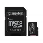 Kingston Canvas Select Plus SDCS2/256GB - Карта памяти Micro SecureDigital 256GB MicroSDXC Class 10 UHS-I, SD adapter купить в Казани