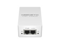 Keenetic PoE+ Adapter - Гигабитный адаптер питания PoE+ мощностью 30Вт купить в Казани 			Подключение и питание точек доступа Wi-Fi, IP-камер и телефонов через кабель Ethernet				Совмести
