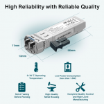 Двухволоконные модули SFP+