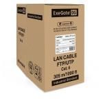 ExeGate UTP4-C6-CU-S23-IN-PVC-GY-305-FLUKE UTP - 305м, кабель 4 пары кат.6 медь, 23AWG, бухта 305м, серый PVC купить в Казани 	Внутри помещений. Построение магистральной и горизонтальной подсистем структурированных кабельных с