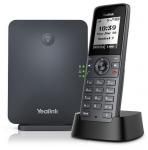 Yealink W71P - IP-DECT-система начального уровня, (база W70B+трубка W71H) до 10 SIP-аккаунтов, до 10 трубок на базу, до 20 вызовов купить в Казани 	Yealink W71P — это высокопроизводительная беспроводная телефонная IP-DECT-система начального уровня