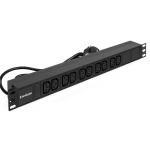 ExeGate ServerPro PDU-19H005 Al-10C13-EU3CU - Блок розеток 19", 1U, алюминий, 10 IEC 320 C13, евровилка, 3м купить в Казани 	Горизонтальные 19” ExeGate ServerPro PDU используются для электроснабжения сетевого оборудования в