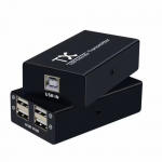 ORIENT VE01U4P - USB extender, удлинитель до 60 м по витой паре, USB хаб 4 порта, подключается 1 кабель UTP Cat5e/6, питание от внешнего БП купить в Казани 	Удлинитель USB до 60 м по витой паре	USB EXTENDER	 	Комплект состоит из передающего и принимающего
