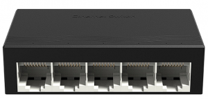 NETLAN NLS-125 - Коммутатор неуправляемый 5*10/100/1000 Мбит/с DC5V 1A купить в Казани 										Тип коммутатора										Неуправляемый														Тип основных портов										GigabitEt