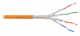 NIKOMAX NMC 9585C-OR - Кабель S/FTP 4 пары, Кат.8 (Класс I), тест по ISO/IEC, 2000МГц, одножильный, BC (чистая медь), 22AWG (0,62мм), полимерный материал нг(А)-HF, внутренний, оранжевый, 500м