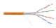 NIKOMAX NMC 4575C-OR - Кабель S/FTP 4 пары, Кат.7a (Класс Fa), тест по ISO/IEC, 1000МГц, одножильный, BC (чистая медь), 23AWG (0,58мм), полимерный материал нг(А)-HF, внутренний, оранжевый, 500м