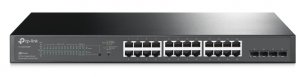 TP-Link SG2428P - Гигабитный Smart коммутатор на 24 порта PoE+ и 4 SFP‑слота купить в Казани 	Описание			Бюджет PoE 250 Вт: 24 порта PoE+ с поддержкой 802.3at/af и общим бюджетом в 250 Вт*.