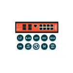 Wi-Tek WI-PMS312GF-I (v2) - Коммутатор промышленный управляемый L2+, PoE 460Вт, 8GE+4SFP купить в Казани 	Управляемый промышленный коммутатор WI-PMS312GF-I предназначен для применения в индустриальных сетя