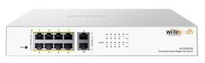 Wi-Tek WI-PCES310G - Коммутатор настраиваемый PoE 110Вт, порты 8 PoE GE + 2 GE