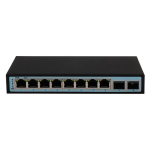Atix AT-NS-8GP-2GS-96 (F) - Коммутатор неуправляемый PoE, 8 портов 1Gb, 2 SFP, 96 Вт купить в Казани 			Неуправляемый РoЕ коммутатор на 8 портов				Функция AI-PoE (watchdog)				8 портов 10/10