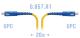 B-Optix BO-PC-SC/UPC-A-20m - Патчкорд оптический прямой SC/UPC - SC/UPC, SM (G.657.A1), Simplex, 20 метров [064846]