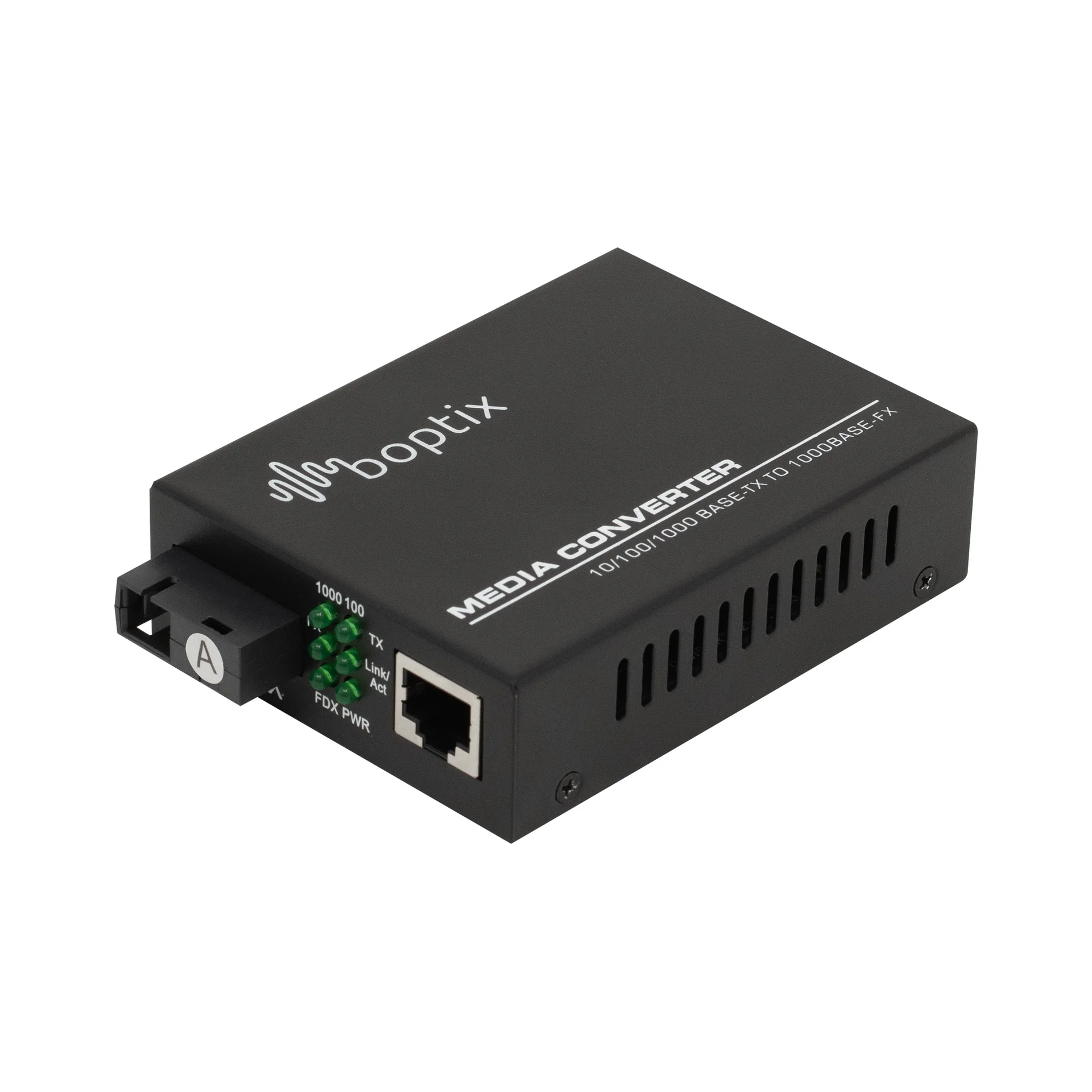 B-OptiX BO-CVT-1000A-LFP - Медиаконвертер для преобразования 10/100/1000-Base-T / 1000Base-FX, Tx/Rx: 1310/1550нм купить в Казани 	Медиаконвертер BO-CVT-1000A-LFP преобразует сигнал из стандарта 10/100/1000-Base-T в сигн