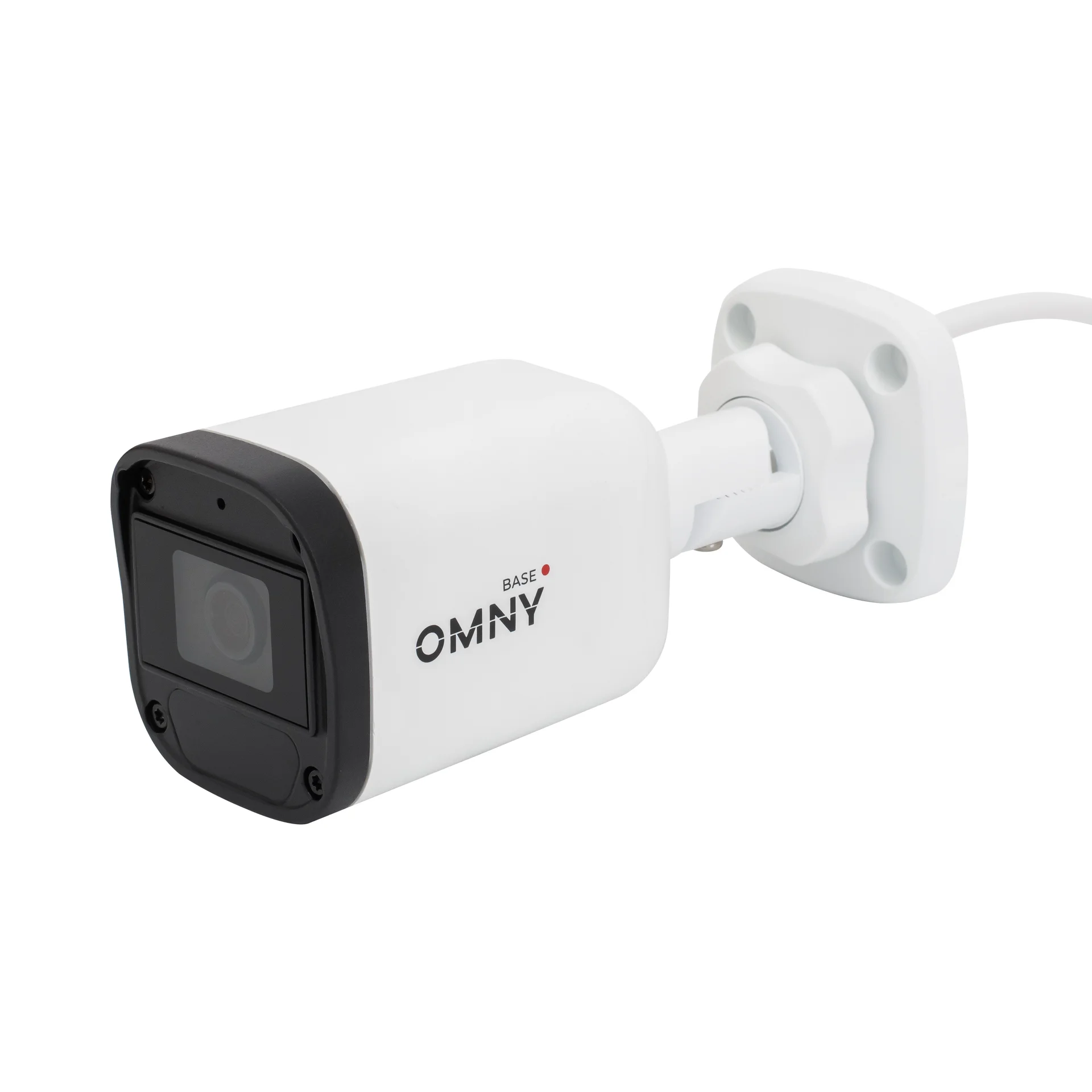 OMNY LB-MP4M-C-28 - Камера сетевая буллет 4Мп OMNY Base LB-MP4M-28 с микрофоном, объектив 2.8мм, DWDR купить в Казани 	Уличная IP-видеокамера OMNY LB-MP4M-28 с объективом 2.8 мм, 4Мп, 20к/с, F2.1, встроенный микрофон,