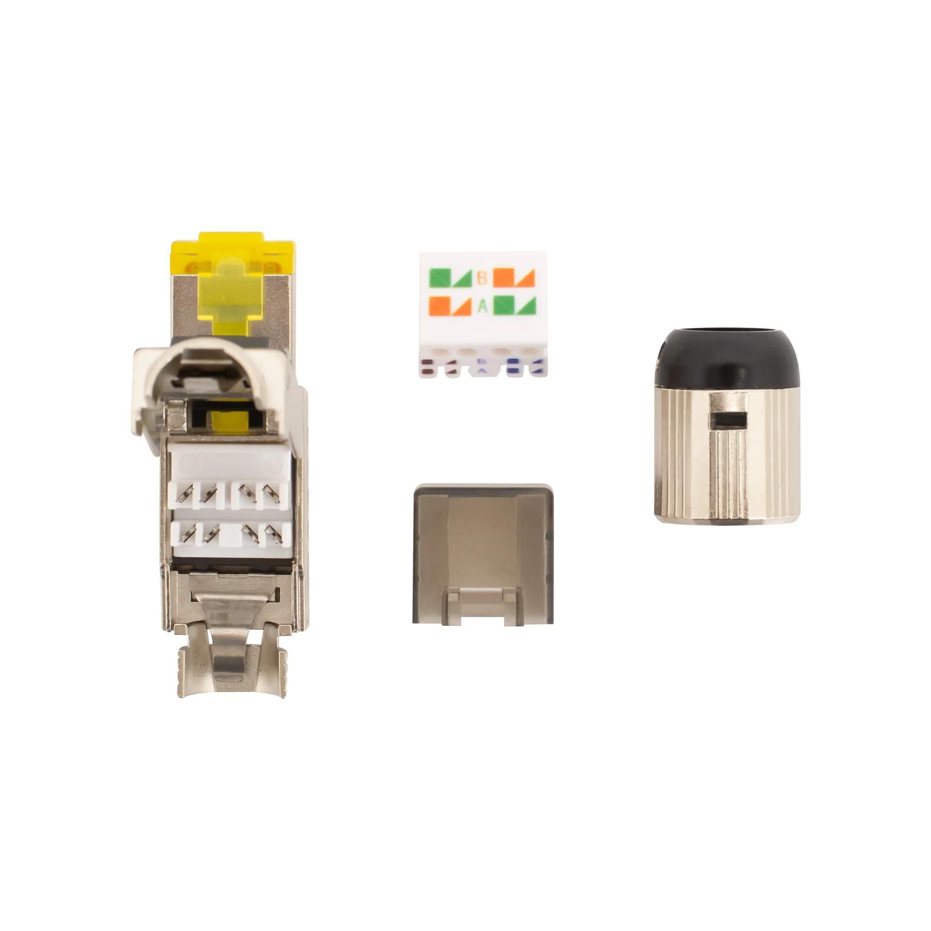 Коннекторы 4P4C, 6P4C, 6P6C, 8P4C, 8P8C (RJ-9, RJ-11, RJ-12, RJ-45)