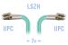 B-OptiX BO-PC-LC/UPC-MM-DPX-7m - Патчкорд оптический прямой LC/UPC - LC/UPC, МM (OM3), Duplex, 7 метров