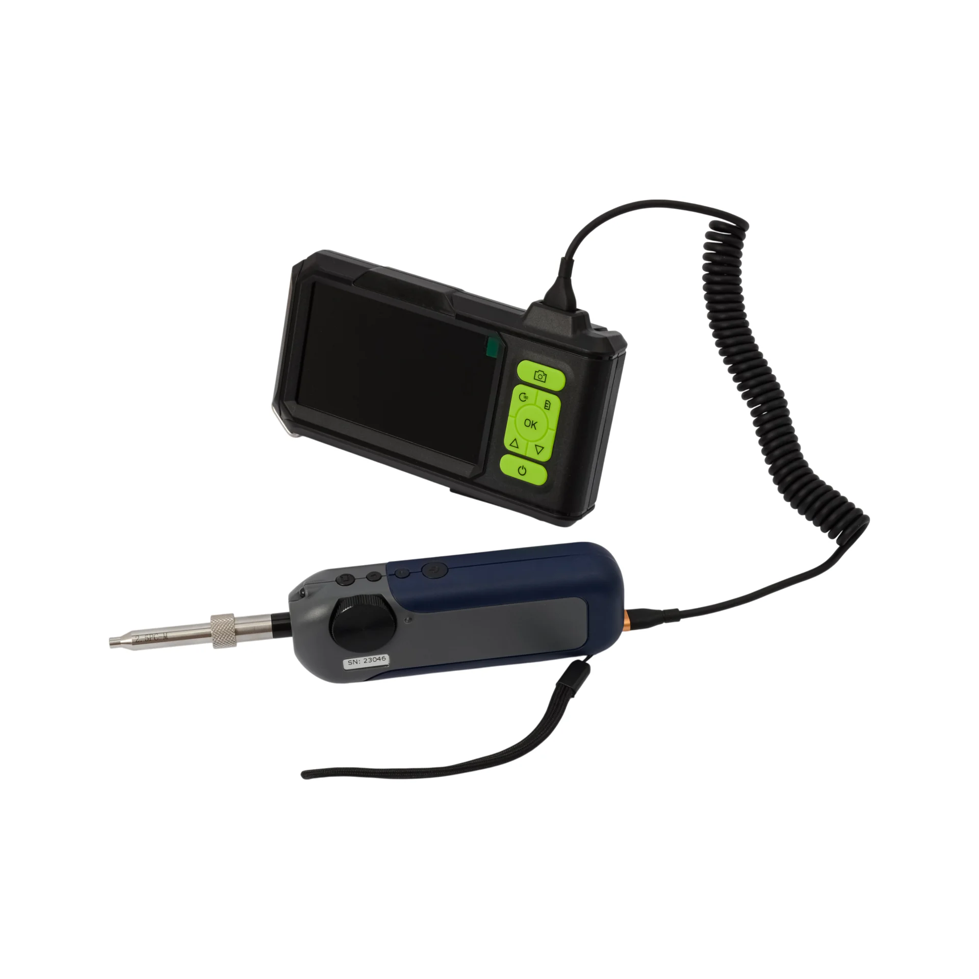 SNR-FM-400V - Высокоточный портативный микроскоп для контроля состояния оптических разъемов купить в Казани 	Портативный видеомикроскоп SNR-FM-400V предназначен для контроля состояния качества полировки и чис