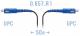 SNR-PC-BO-SC/UPC-F1-50m - Патчкорд оптический FTTH, SC/UPC - SC/UPC, силовые элементы: 2 FRP-прутка SM, 50 метров (волокно G.657.A1)