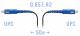 SNR-PC-FTTH-SC/UPC-G-50m - Патчкорд оптический FTTH, SC/UPC - SC/UPC, силовые элементы: 2 FRP-прутка + дополнительный несущий элемент (FRP 1 мм), SM, 50 метров (волокно G.657.A2)