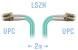 B-OptiX BO-PC-LC/UPC-MM-DPX-2m - Патчкорд оптический прямой LC/UPC - LC/UPC, МM (OM3), Duplex, 2 метра