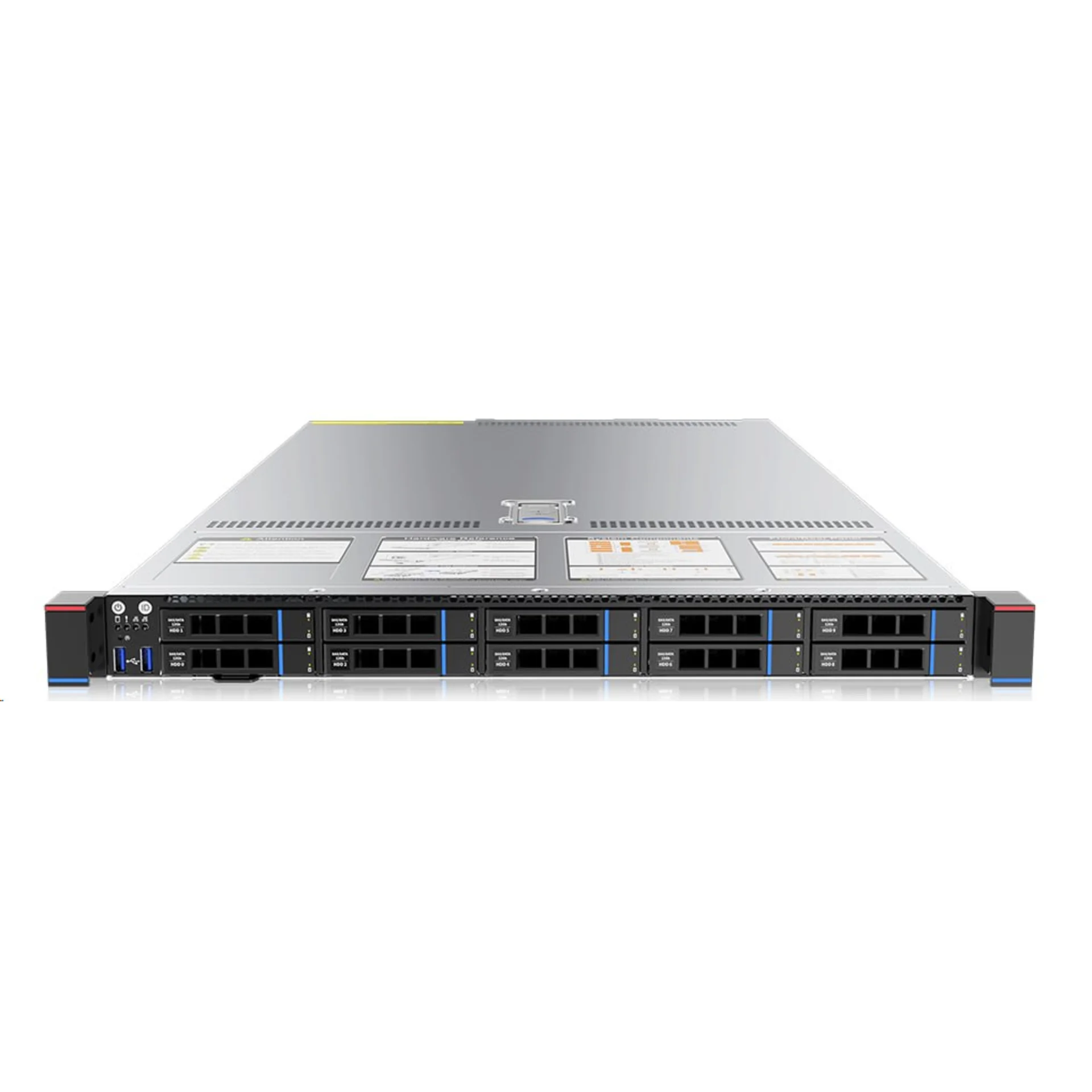 SNR-SR1410RS-NV - Серверная платформа 1U, возможность установки до двух процессоров Intel Xeon Scalable Gen4/Gen5, DDR5, 10x2,5" SATA/SAS/NVMe, 2xOCP 3.0 PCIe 5.0 x8, два блока питания 1300W резервируемые купить в Казани 	Описание	В комплекте отсутсвует сетевая карта!	Универсальный 1U высокопроизводительный сервер SNR-S
