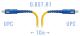 B-OptiX BO-PC-SC/UPC-A-10m - Патчкорд оптический прямой SC/UPC - SC/UPC, SM (G.657.A1), Simplex, 10 метров
