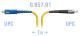 B-OptiX BO-PC-FC/UPC-SC/UPC-A-1m - Патчкорд оптический переходной FC/UPC - SC/UPC, SM (G.657.A1), Simplex, 1 метр