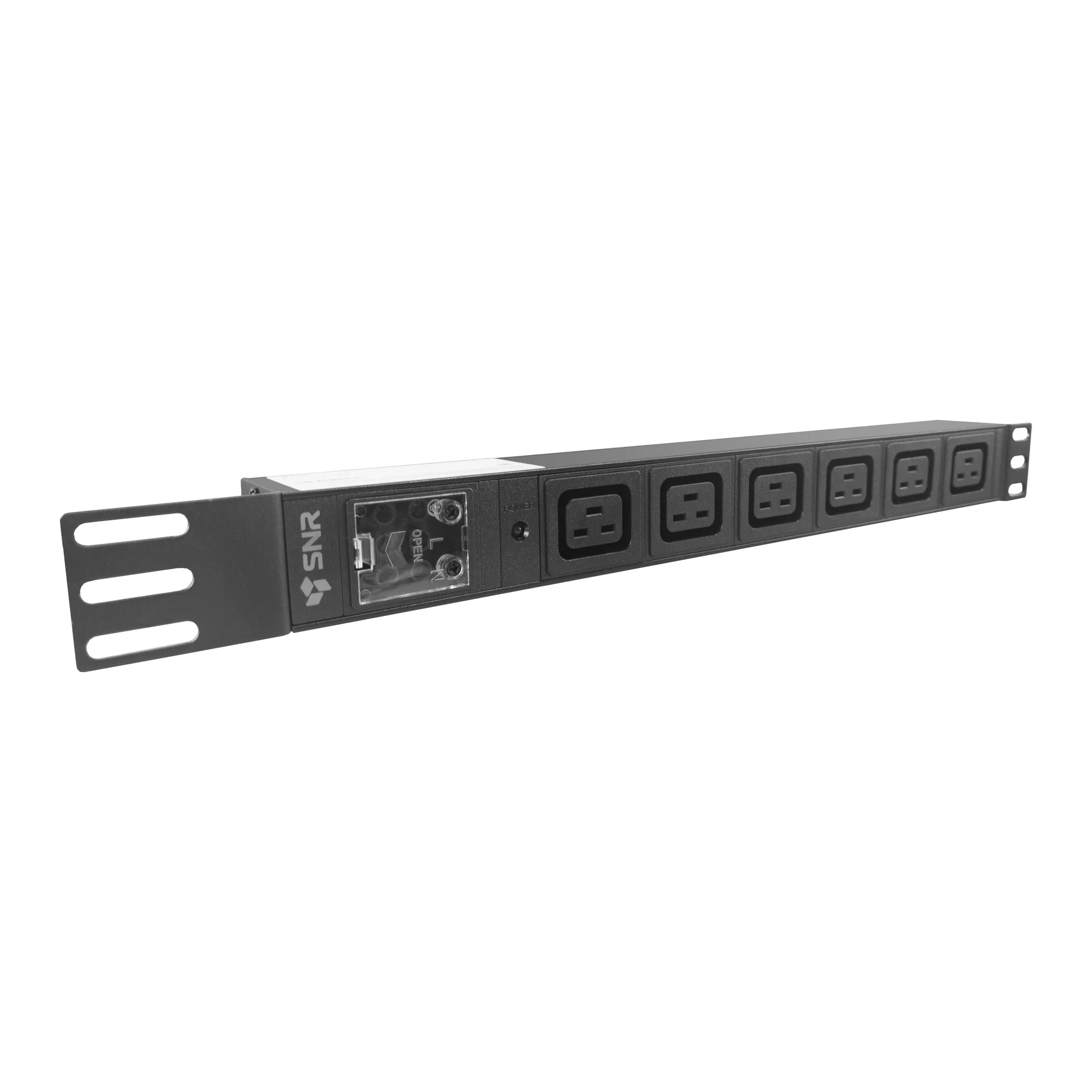 SNR-PDU-6B-T-0-32L1 - Блок розеток серии SNR-PDU базовый на 6хC19, без шнура питания, клеммный терминал 32A