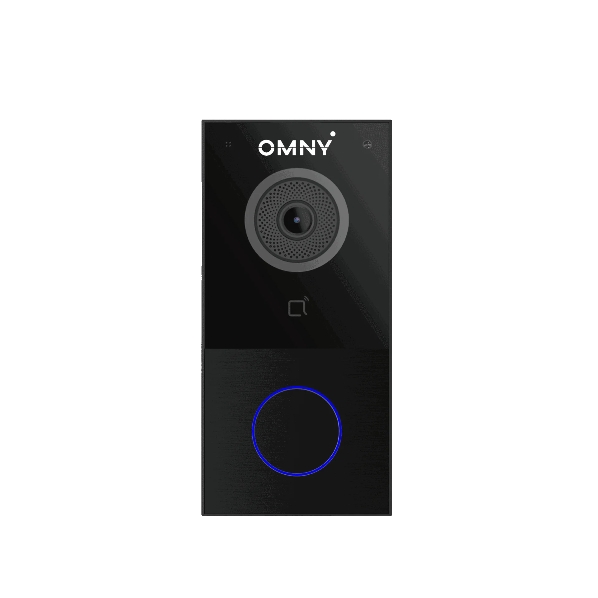OMNY-VDP-10S - Компактная IP-вызывная панель подходит для установки в частных домах, коттеджах, квартирах и малых офисах. Вызывная панель имеет мультиформатный считыватель карт (Mifare, NFC), камеру 2Мп, поддержку PoE 802.3af, степень защиты IP65. купить в Казани 	Вызывная панель OMNY-VDP-10S позволит обеспечить безопасность вашего дома и точно не оставит без вн