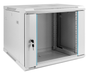 ExeGate EC-WM-9U.600.G.GREY - Шкаф монтажный телекоммуникационный 9U 600х600х500, дверь стекло, серый купить в Казани Шкаф монтажный телекоммуникационный предназначен для размещения активного и пассивного телекоммуника