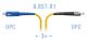 B-OptiX BO-PC-FC/UPC-SC/UPC-A-3m - Патчкорд оптический переходной FC/UPC - SC/UPC, SM (G.657.A1), Simplex, 3 метра