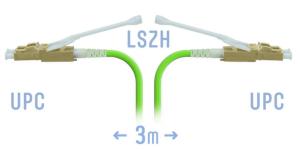 SNR-PC-LC/UPC-MM5-DPX-HD-3m (2,0) - Патчкорд оптический LC/UPC-LC/UPC MM (OM5) Duplex (HD) 3 метрa, 2мм купить в Казани 	Оптический патчкорд предназначен для коммутации активного и пассивного оборудования. Оптический пат