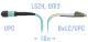 SNR-PC-MPO/UPC-8LC/UPC-DPX-MM-10m - Оптический патчкорд MPO/UPC (Female) - 8 LC/UPС, Duplex, MM, 8 волокон диаметром 50/125 (OM3), 10 метров.