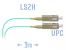 SNR-PC-SC/UPC-MM-3m (0,9) - Шнур монтажный SС/UPC - SС/UPC, SM (ОМ3), 3 метра (диаметр 0,9 мм)