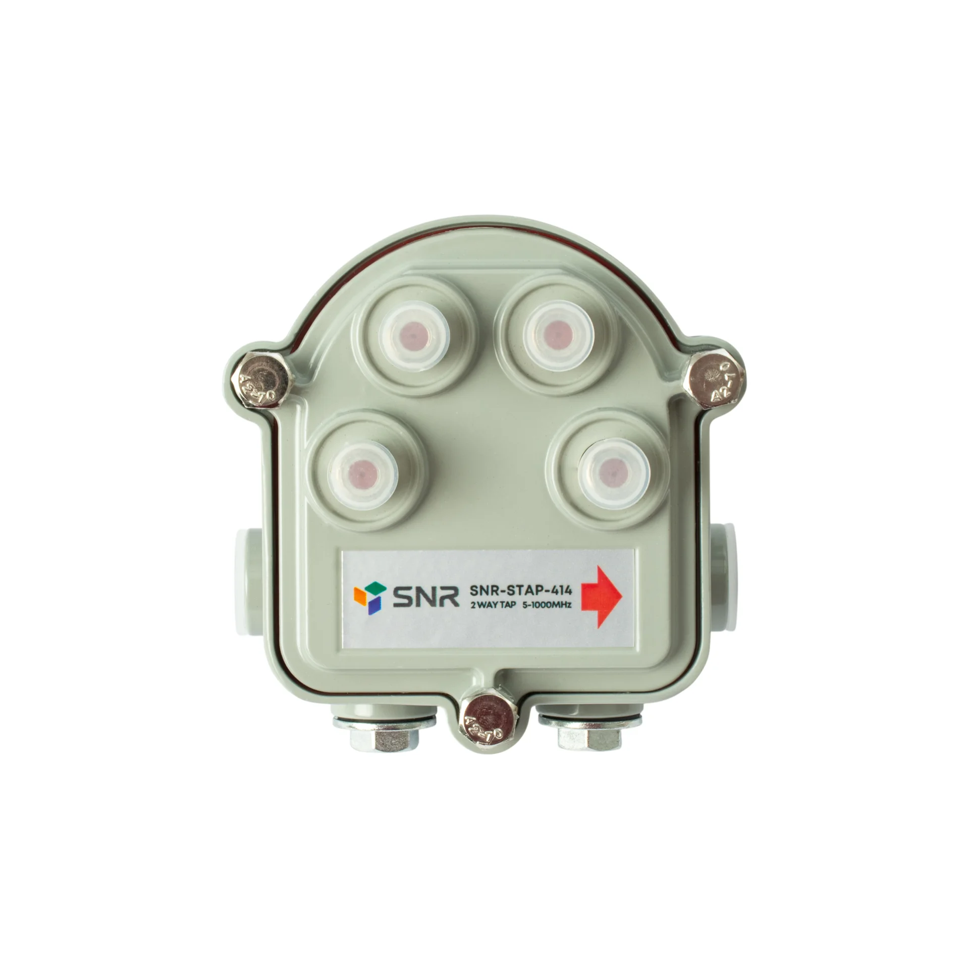 SNR-STAP-414 - Ответвитель на 4 отвода для наружной установки, вносимое затухание IN-TAP 14dB.