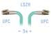 B-OptiX BO-PC-LC/UPC-MM-DPX-3m - Патчкорд оптический прямой LC/UPC - LC/UPC, МM (OM3), Duplex, 3 метра