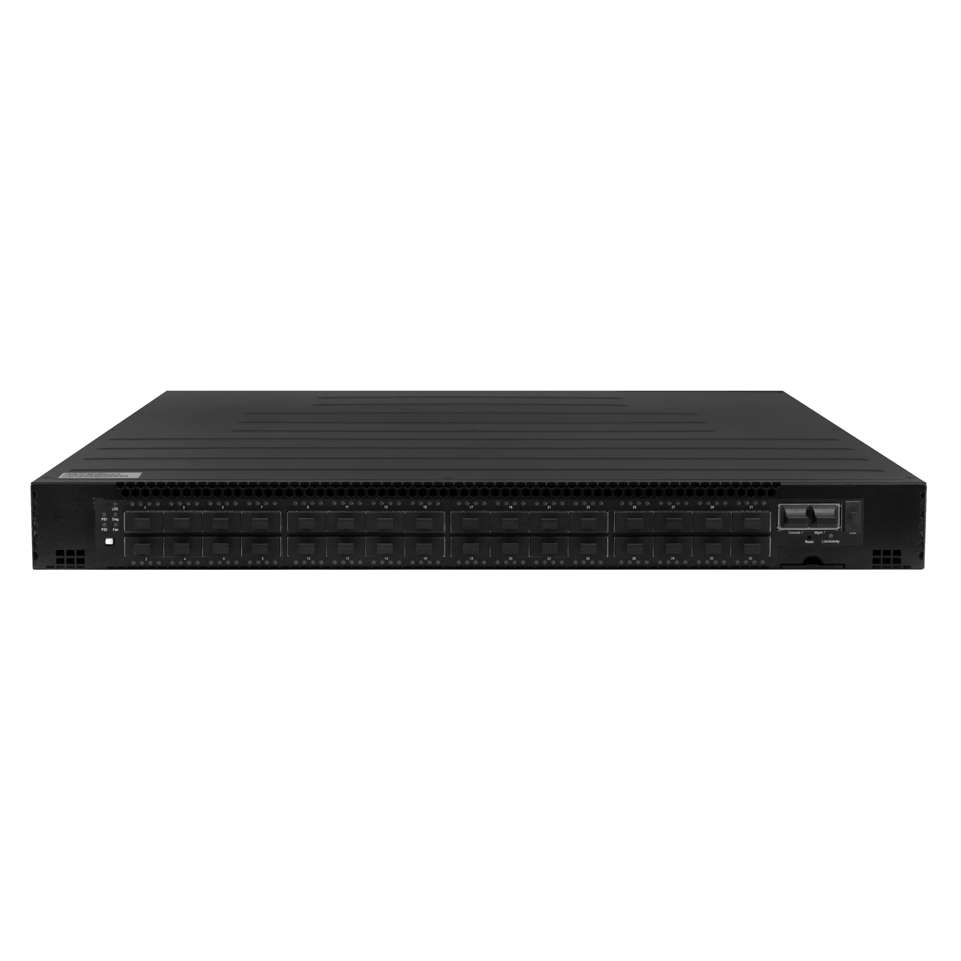 SNR-S7550C-32F - Управляемый коммутатор уровня 3, 32 порта 40/100G QSFP28, VSF, MPLS, MLAG, VxLAN, EVPN-VxLAN, 2 слота для Hot Swap БП