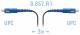 SNR-PC-BO-SC/UPC-F1-3m - Патчкорд оптический FTTH, SC/UPC - SC/UPC, силовые элементы: 2 FRP-прутка SM, 3 метра (волокно G.657.A1)