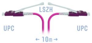 SNR-PC-LC/UPC-MM4-DPX-HD-10m (2,0) - Патчкорд оптический LC/UPC-LC/UPC MM (OM4) Duplex (HD) 10 метров, 2мм купить в Казани 	Оптический патчкорд предназначен для коммутации активного и пассивного оборудования. Оптический пат