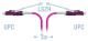 SNR-PC-LC/UPC-MM4-DPX-HD-3m (2,0) - Патчкорд оптический LC/UPC-LC/UPC MM (OM4) Duplex (HD) 3 метрa, 2мм