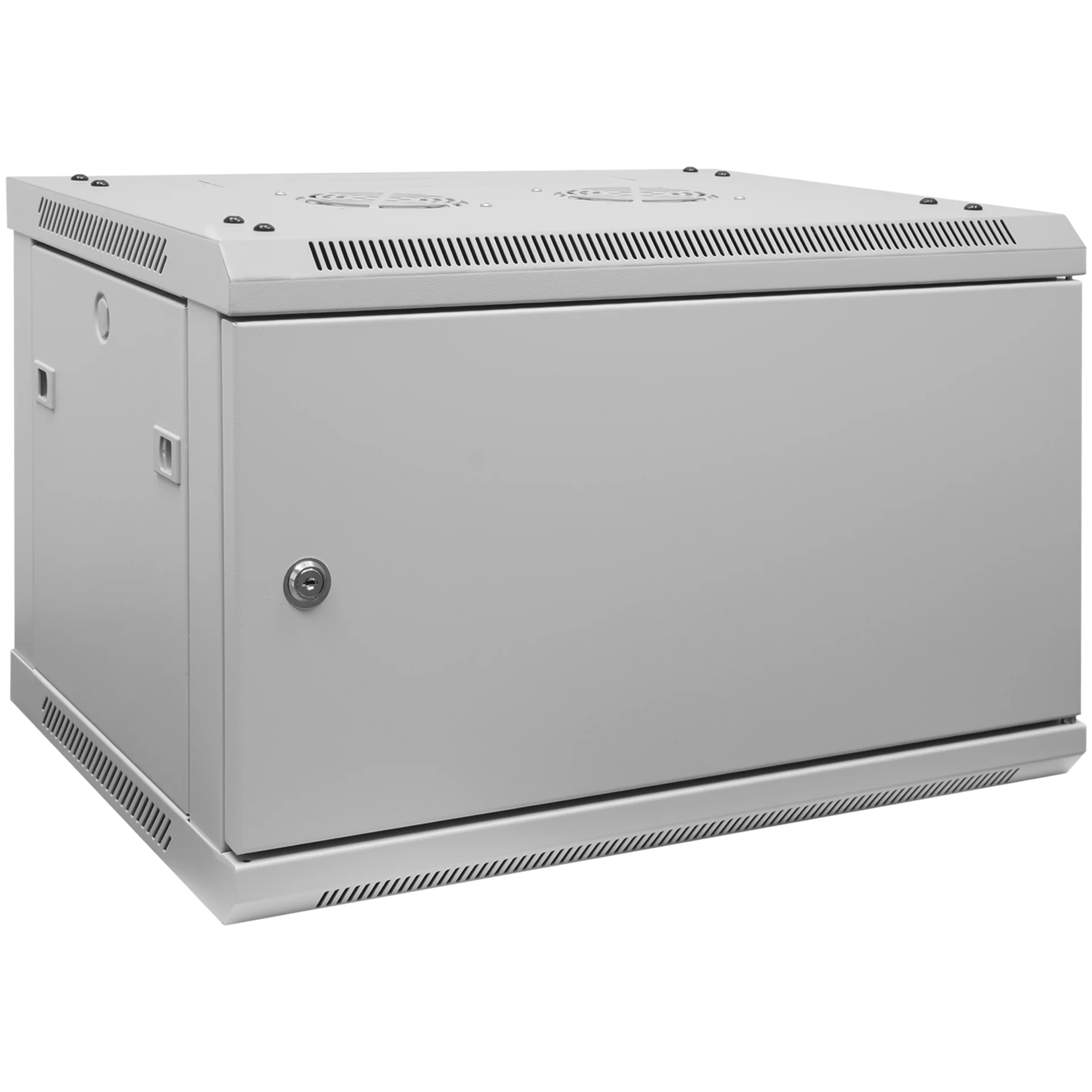 SNR-TWC-9-SF-R-M - Шкаф телекоммуникационный настенный 9U, 600х450х500 (ШхГхВ) (металлическая дверь) купить в Казани 	Телекоммуникационные шкафы серии TWC предназначены для компактного размещения оптического и электро