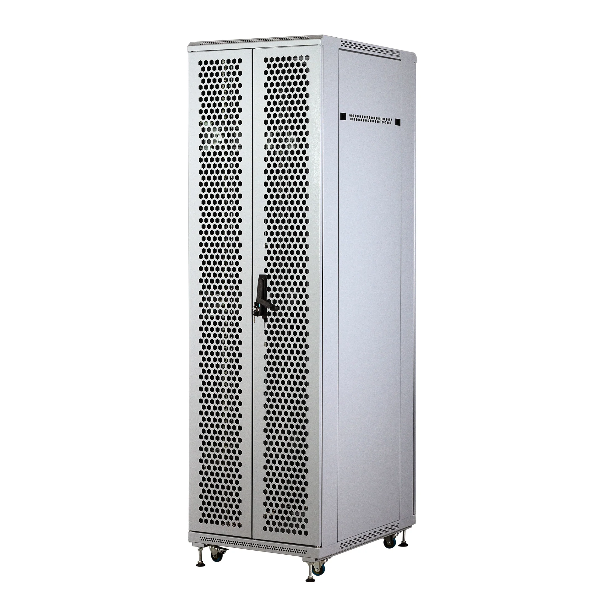 SNR-TFC-426080-CPDP-G-SF - Шкаф монтажный напольный SNR 42U 2055*600*800мм (В*Ш*Г), RAL7035. купить в Казани 	Шкаф телекоммуникационный напольный серии TFC - универсальное решение для разме